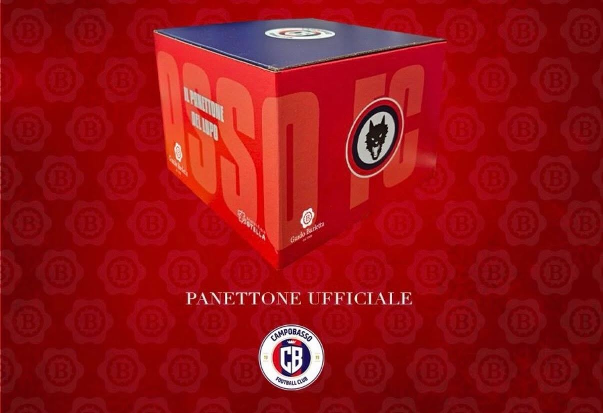 Sponsor per il panettone del Campobasso Calcio
